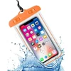 Чехол водонепроницаемый  универсальный до 6,7" (10х17 см) неоновый светящийся в темноте Neon (Оранжевый) (Чехлы для iPhone 6 Plus, 6s Plus (5.5))