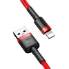 Кабель USB - Lightning 1.5A Baseus Cafule (CALKLF-C09) 2м (200 см) (Красный) (Кабели Lightning)