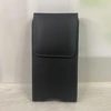Чехол-кобура на пояс вертикальный универсальный 5.0" (150*80 мм) из фактурной эко-кожи (Черный) (Чехлы для iPhone 6, 6s (4.7))