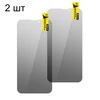 Защитное стекло 0.3 мм Baseus Anti-peeping для iPhone 13 Pro Max, 14 Plus (2 шт) (Антишпион) (Прозрачное) (Защитные стёкла для iPhone)