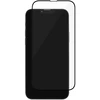 Защитное стекло 9D на весь экран 9H Full Cover + пленка задняя ANMAC для iPhone 14 Pro (6.1") 2022 / iPhone 15 (6.1") 2023 (Черная рамка) (Защитные стёкла для iPhone)