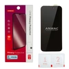 Защитное стекло 9H HD Privacy ANMAC для iPhone 14 Pro Max / 15 Plus (Антишпион) (Черная рамка) (Защитные стёкла для iPhone)