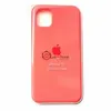 Чехол-накладка Iphone 11 с логотипом Apple, розовый Чехол-накладка Iphone 11 с логотипом Apple, розовый