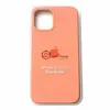 Чехол-накладка Iphone 12/ 12 pro с логотипом Apple, персиковый Чехол-накладка Iphone 12/ 12 pro с логотипом Apple, персиковый