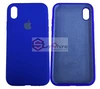 Чехол-накладка Iphone XR с логотипом Apple, синий Чехол-накладка Iphone XR с логотипом Apple, синий