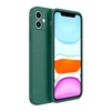 Зеленый матовый силиконовый чехол для iPhone 12 mini