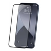 Защитное противоударное стекло для iPhone 12 mini с черной рамкой