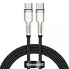 Кабель Baseus Cafule Series Metal Data Cable [Type-C - Type-C] 100W 100см, Black (CATJK-C01)