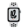 Apple Watch Nike SE 40 мм корпус из алюминия серебристого цвета спортивный ремешок Nike цвета чистая платина/чёрный