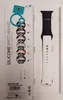 Силиконовый ремешок Coteetci two-color для Apple Watch 38mm/40mm (WH5309-WB), White+Black