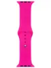 Силиконовый ремешок для Apple Watch 38mm/40mm/41mm, Ярко-Розовый
