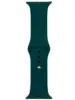 Силиконовый ремешок для Apple Watch 41 / 40 / 38мм, Темно-Зеленый