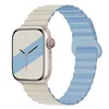 Магнитный силиконовый ремешок Back Loop для Apple Watch 38/40/41мм, Antique White Fog Blue