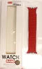 Ремешок Ribbed Leather для Apple Watch 42mm/44mm, Red