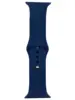 Силиконовый ремешок для Apple Watch 49 /  45 / 44 / 42мм, Темно-Синий