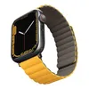 Силиконовый ремень Uniq Revix reversible Magnetic для Apple Watch 45/44/42mm, Горчичный с хаки  (45MM-REVMUSKAK)