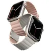 Силиконовый ремень Uniq Revix reversible Magnetic для Apple Watch 49/45/44/42mm, Розовый с бежевым (45MM-REVPNKBEG)