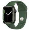 Apple Watch series 7 45 мм корпус из алюминия зеленого цвета спортивный ремешок цвета зелёный клевер