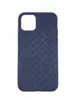 Плетеный силиконовый чехол для iPhone 11 Pro Max, Blue
