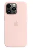 Чехол Silicone Case MagSafe для iPhone 13 Pro, Chalk Pink