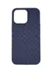 Плетеный силиконовый чехол для iPhone 13 Pro, Blue