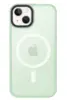 Чехол Magnetic Matte Transparent Case для iPhone 13 Pro, Matcha Green