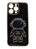 Чехол Volumetric Cosmonaut с подставкой для iPhone 13 Pro, Black