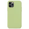Чехол App Silicone Case Acid (No Logo) для iPhone 12 Pro Max, Бело-Зеленый