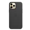 Кожаный чехол Leather Case MagSafe для iPhone 12 Pro Max, Black