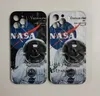 Чехол рельефный NASA Vacuum для iPhone 12 Pro Max, White / Black