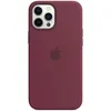 Чехол Silicone Case MagSafe Premium для iPhone 12 Pro Max, Plum