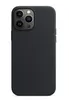 Кожаный чехол Leather Case MagSafe для iPhone 13 Pro Max, Midnight