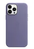 Кожаный чехол Leather Case MagSafe для iPhone 13 Pro Max, Wisteria