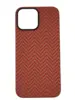 Карбоновый чехол Carbon Fiber with Magsafe для iPhone 13 Pro Max Red White