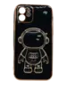 Чехол Volumetric Cosmonaut с подставкой для iPhone 12, Black