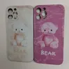 Чехол Toy Bear для iPhone 12 Pro глянцевый, Rose / Sand