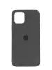 Чехол Silicone Case Simple 360 для iPhone 12/12Pro, Dark Gray