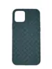 Плетеный силиконовый чехол для iPhone 12/12 Pro, Green