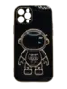 Чехол Volumetric Cosmonaut с подставкой для iPhone 12 Pro, Black