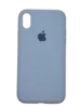 Чехол Silicone Case Simple 360 для iPhone X/XS, Lilac Blue