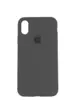 Чехол Silicone Case Simple 360 для iPhone X/Xs, Dark Gray