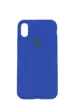 Чехол Silicone Case Simple 360 для iPhone X/Xs, Shiny Blue