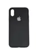 Чехол Silicone Case Simple 360 для iPhone X/Xs, Black