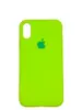 Чехол Silicone Case Simple 360 для iPhone X/Xs, Shiny Green