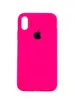 Чехол Silicone Case Simple 360 для iPhone X/Xs, Shiny Pink