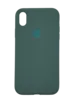 Чехол Silicone Case Simple 360 для iPhone X/Xs, Pine Green