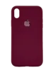 Чехол Silicone Case Simple 360 для iPhone X/Xs, Plum