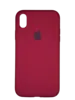 Чехол Silicone Case Simple 360 для iPhone X/XS, Rose Red
