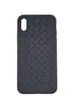 Плетеный силиконовый чехол для iPhone Xs Max, Black
