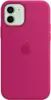 Чехол Silicone Case Simple для iPhone 12 Mini, Rose Red